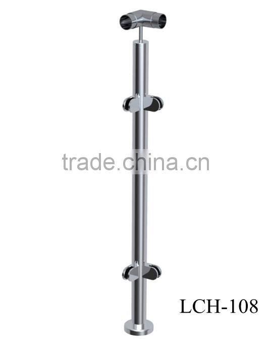 Shenzhen Launch stainless steel rod post with cross bar holder