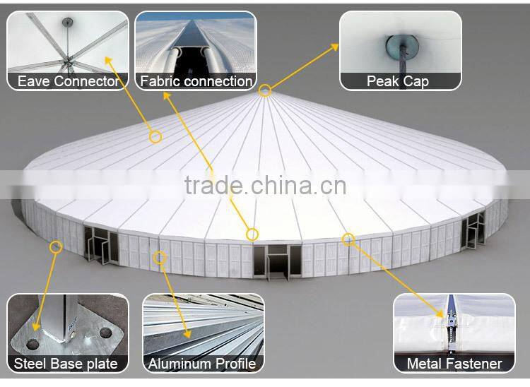 Big Decagon Tents and hexagon Domes marquee for wedding and party