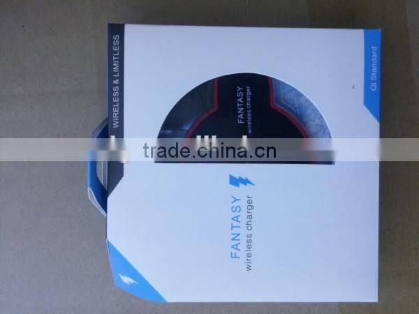 Qi Wireless charger Fantasy Crystal UFO Shape for samsung S6 Charging pad with LED lighting for samsung S6 edge for iphone