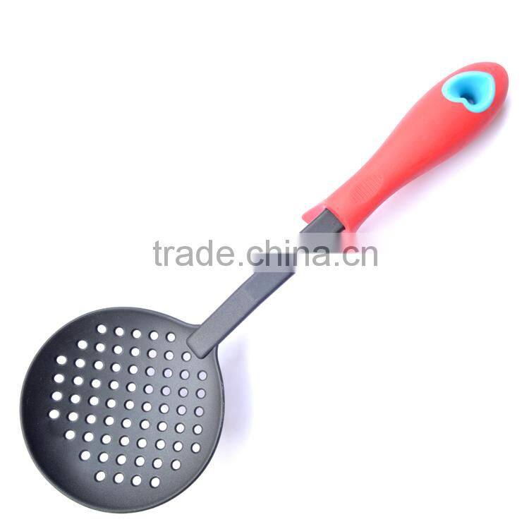 food grade nylon non-stick plastic cutlery turner with standing handle
