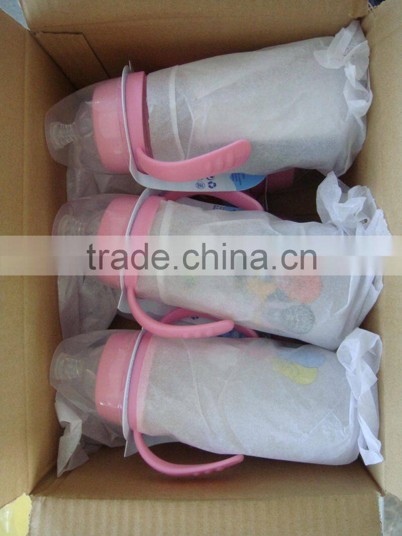 300ML wide neck pp baby feeding bottle manufacturer