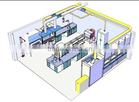 Chemical laboratory fume hood laboratory furniture poland