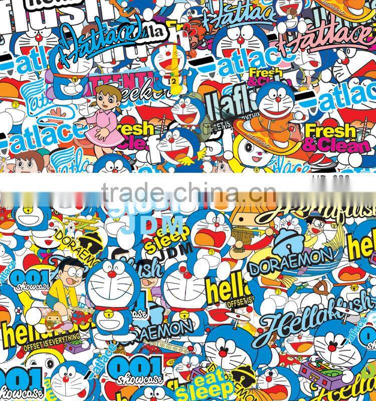 HD-035 CARLIKE Air Free MashiMaro Decorative Vinyl Bomb Sticker For Car Wrapping