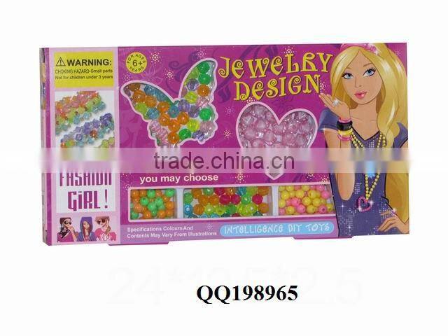 Girls DIY beads set toy
