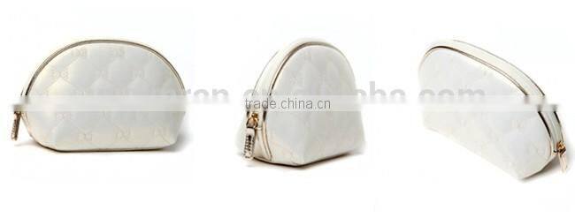 Wholesale fashion WHITE high-end cosmetic bag