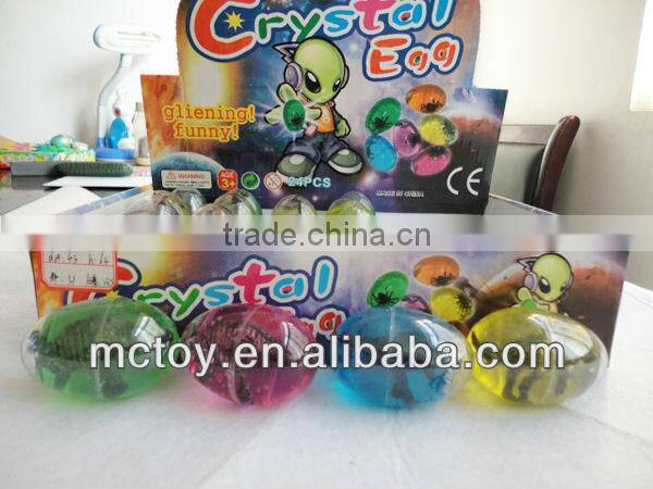 Factory supplier wholesale popular Crystal Egg crystal gift crystal ball dinosaur egg crystal slime toys
