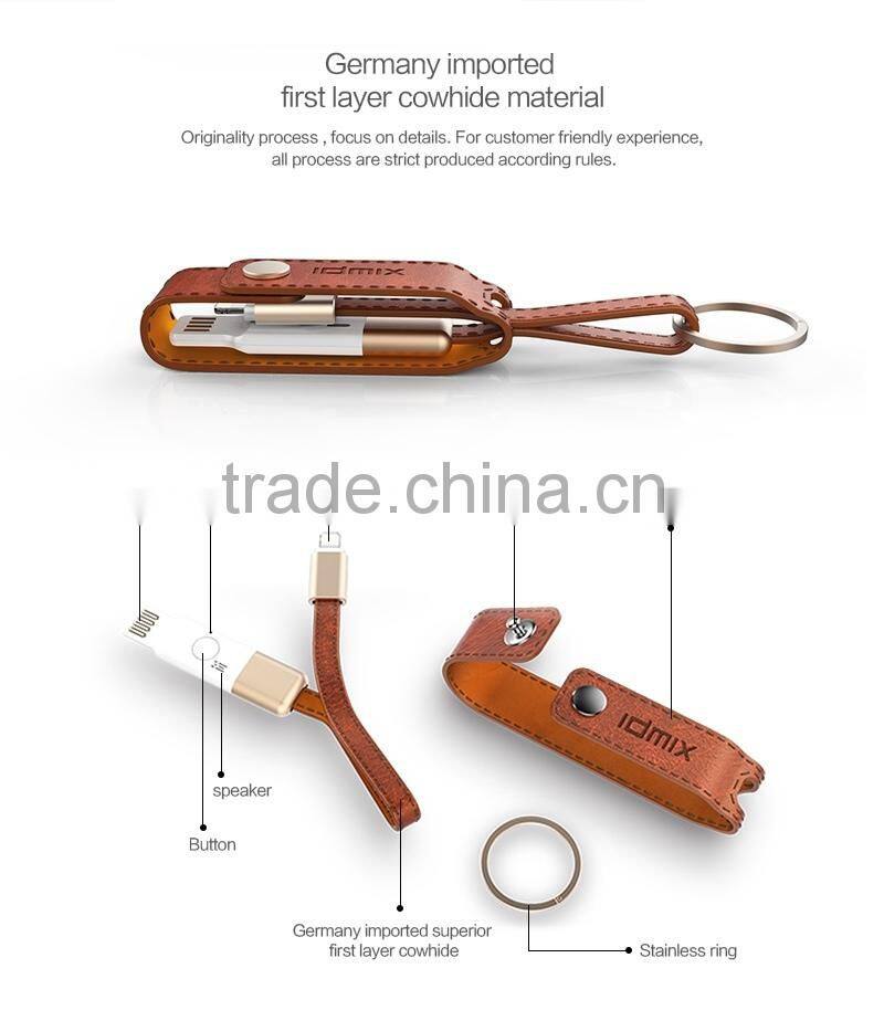 New Phone Cables Data Cable Charging For iOS 5 5S 6 Plus Bluetooth Anti-lost Self-timer Function Data Cable Triple MFi