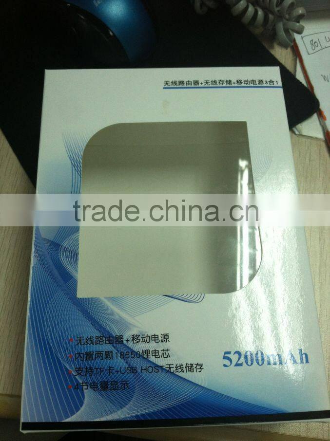 Wireless router powerbank 3g wifi