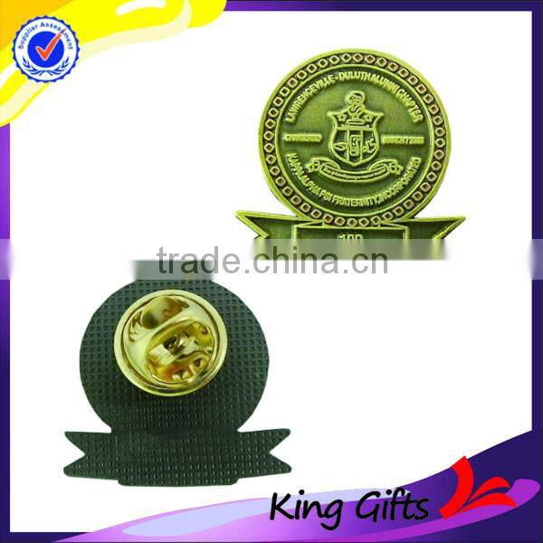 Newest design cheap custom school enamel pin badges