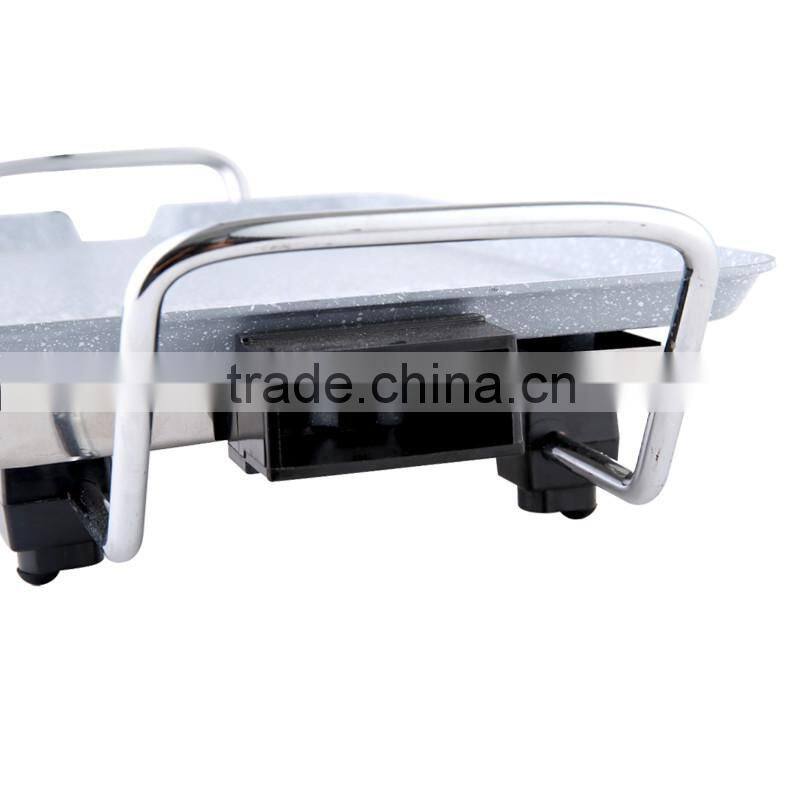 China Direct Supplier with heat-resistant paint Marble Coated,Ceramic Coated Electric Multi Teppanyaki Grill