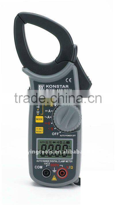 low battery indicate clamp meter