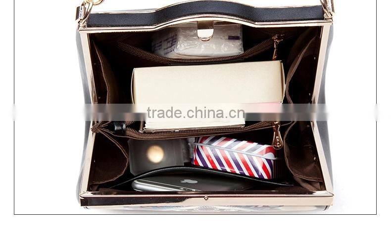 2015 New design wholesale fashion PU ladies bag, woman leather tote bag