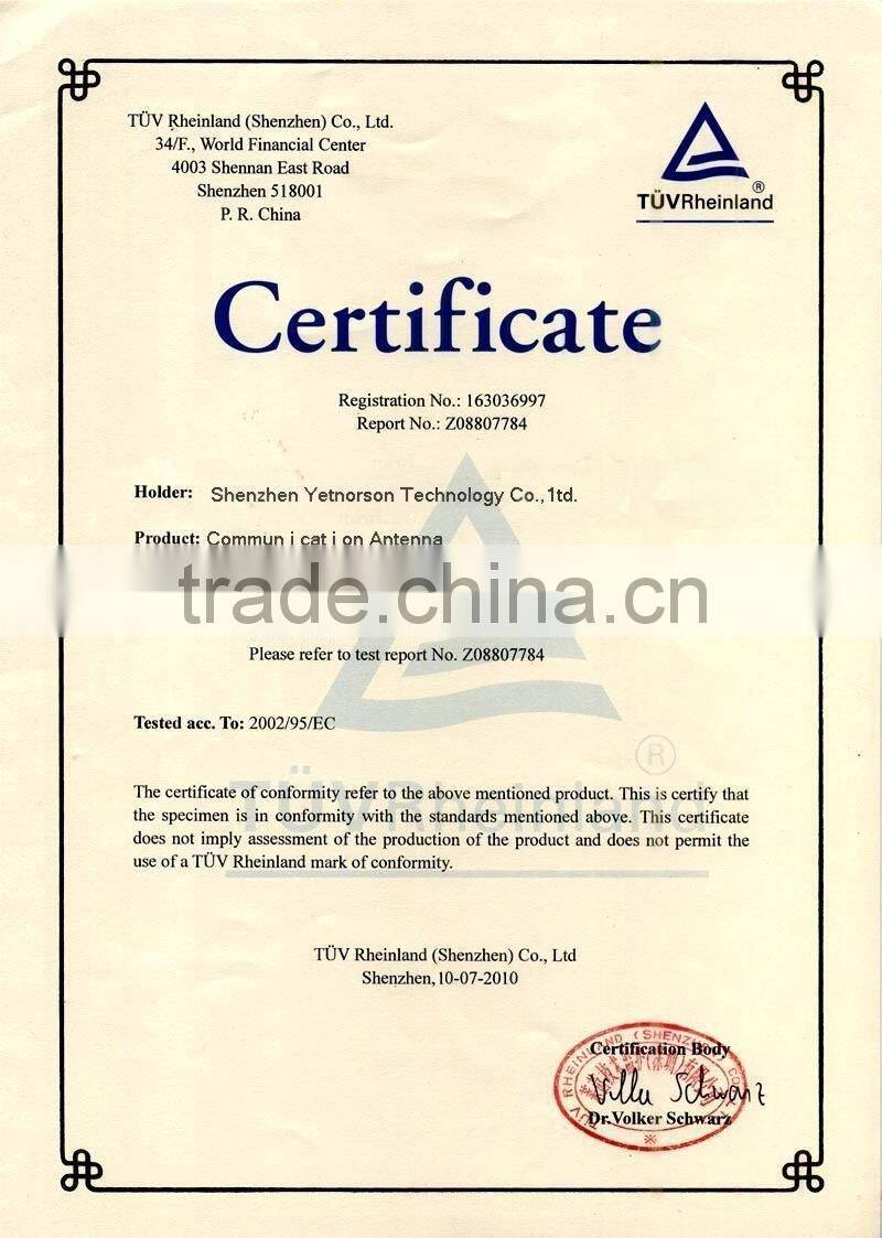 Hot wide cover range 868MHZ antenna indoor 868MHZ antenna for microphone