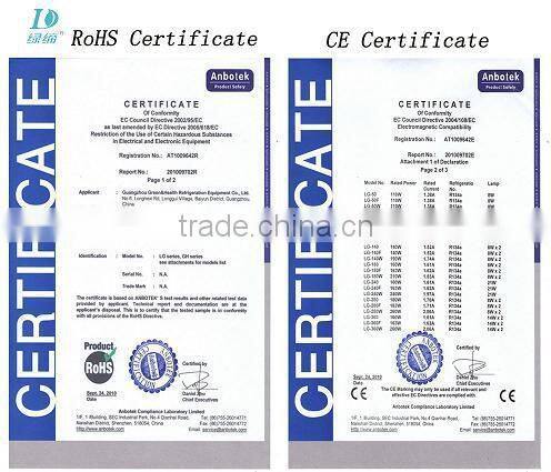 kitchen refrigerator showcase/hot sale refrigerator