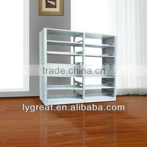 modern acacia bookcase