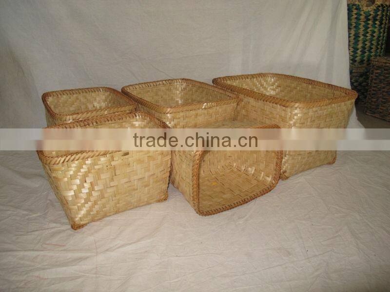 2015 New Product Water Hyacinth Basket for Home Decoration and Furniture