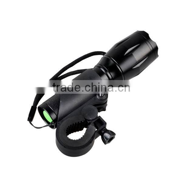 Professional Cold White LED Bike Light Torch 2000lm Zoomable Light For Bike