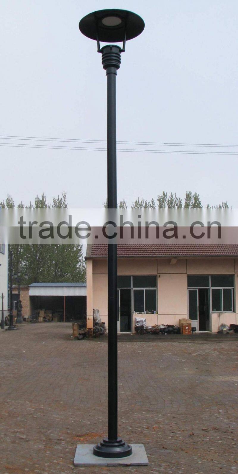 decorative steet lighting pole cast iron or aluminium