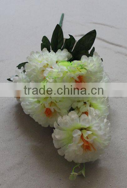 latest style 9 heads artificial flower plastic flower bouquet