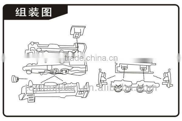 The Best Toys for Kids 3D Mini Train self-assembly Model Toys