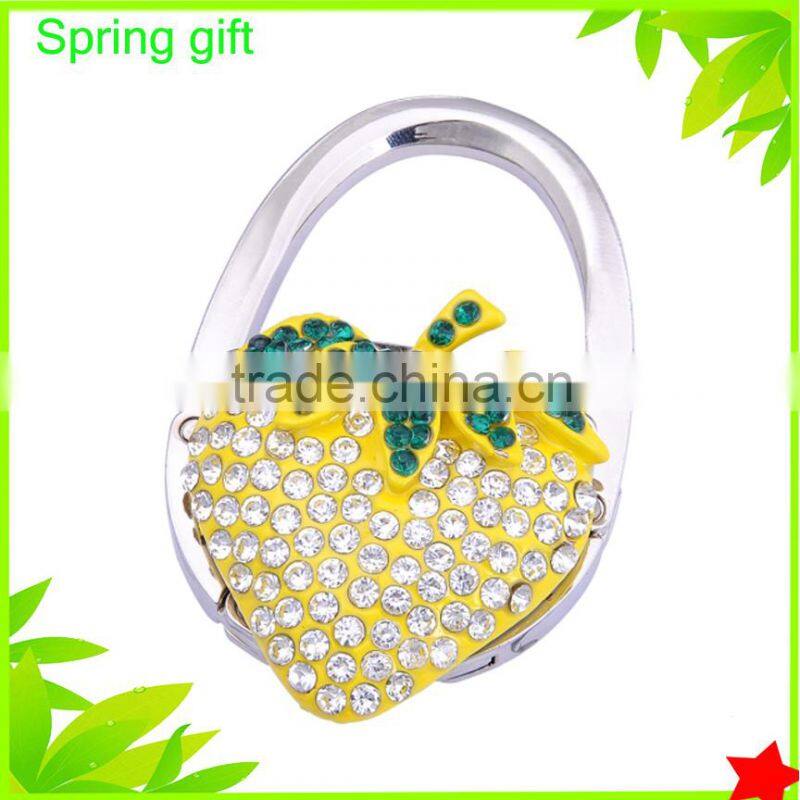 beautiful lady shopping bag hanger / foldable bag hanger/ fashion bag hanger
