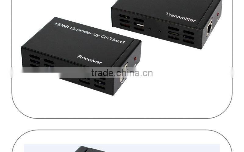 2016 latest factory supply 1080p 1.3a hdmi extender cat5e x1