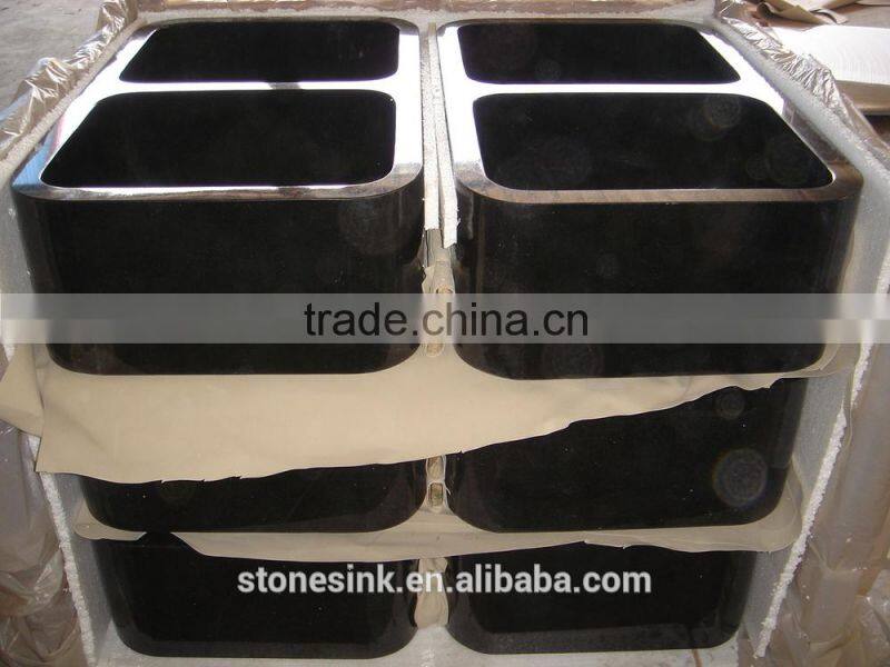 China natural granite honed stone sink