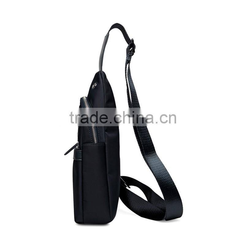 Wholesale fashion nylon cross body bags casual messenger bag for men
