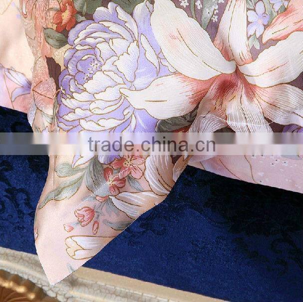 Luxury 100% Real Silk Printed Pillow Cases