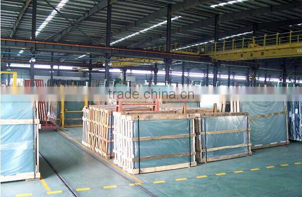 Green color reflective float glass