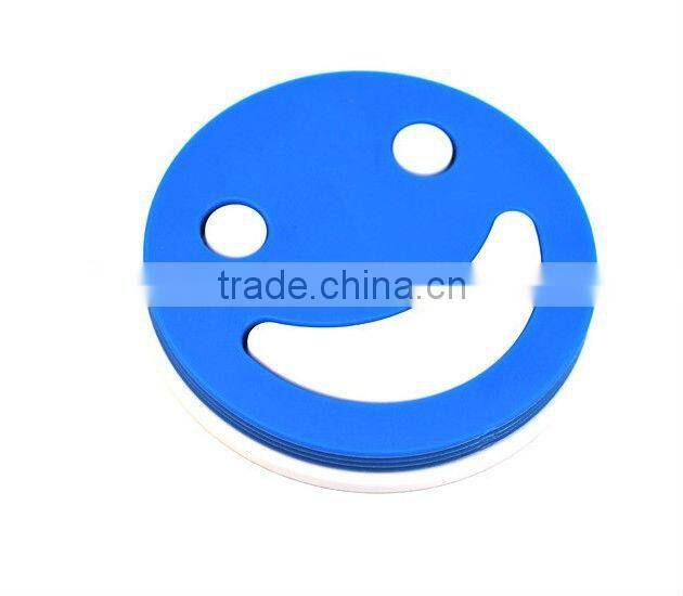 Rubber Cup Mat Flat Silk Printing Cup Mat (HC-R97)