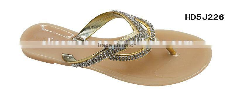 New Style Crystal Jelly Slippers,Slipper,Comfortable Beach Slippers