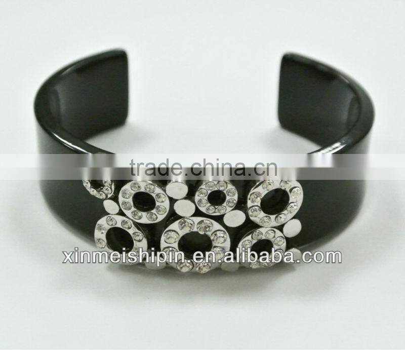 New Design Fashion Adhesive Crystal & Bracelet bangle NE004