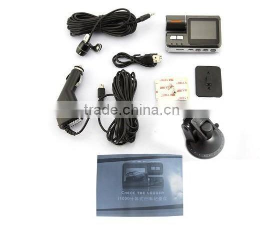 Cheap Dual lens 2.0inch TFT G-Sensor Loop recording car camera recorder