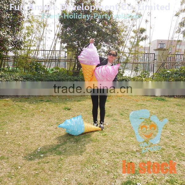 cheap icecream shape pvc adult water float for sale