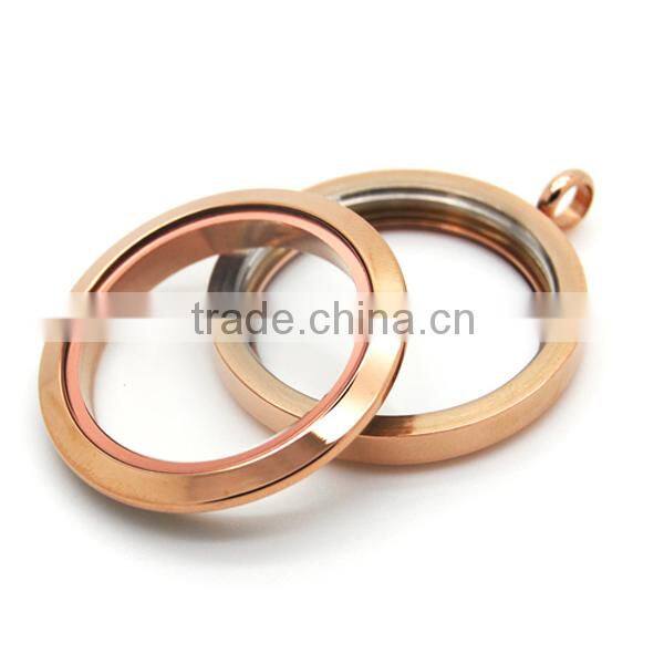 316l stainless steel lockets open locket jewelry pendant magnetic gold locket