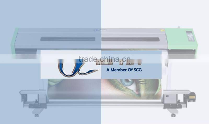 water based large format printer with double Dx5 print head