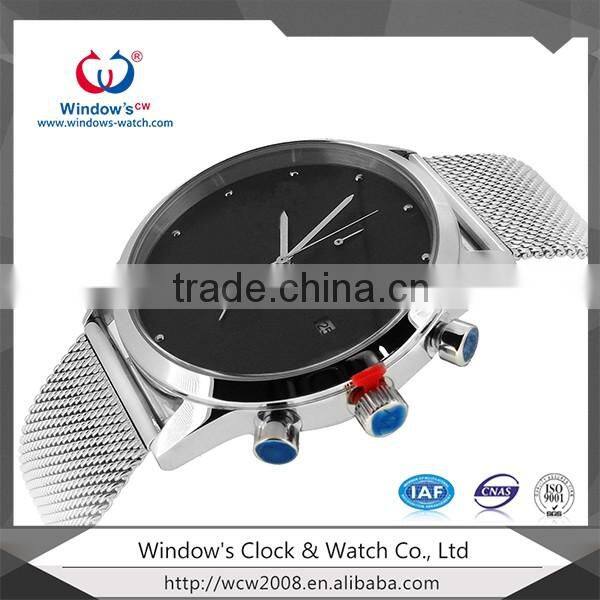 New Concept s Men Stainless Steel Back Quartz Watches With water resistan