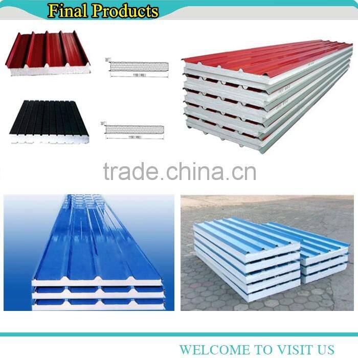 FX pir and pu core mgo skin sip sandwich panels