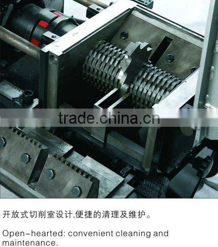 Slow speed Plastic on-line recycling granulator machinery