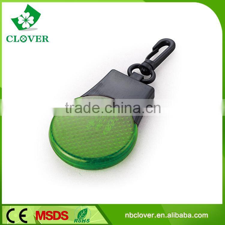 ABS material 3 LED round shape keychain with light
