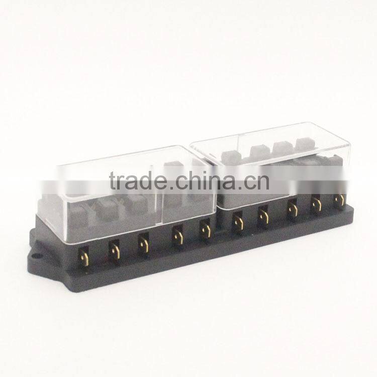 From 4-12 Way Car Auto Circuit Blade Fuse holder/box, Fuses block from Dongguan factory