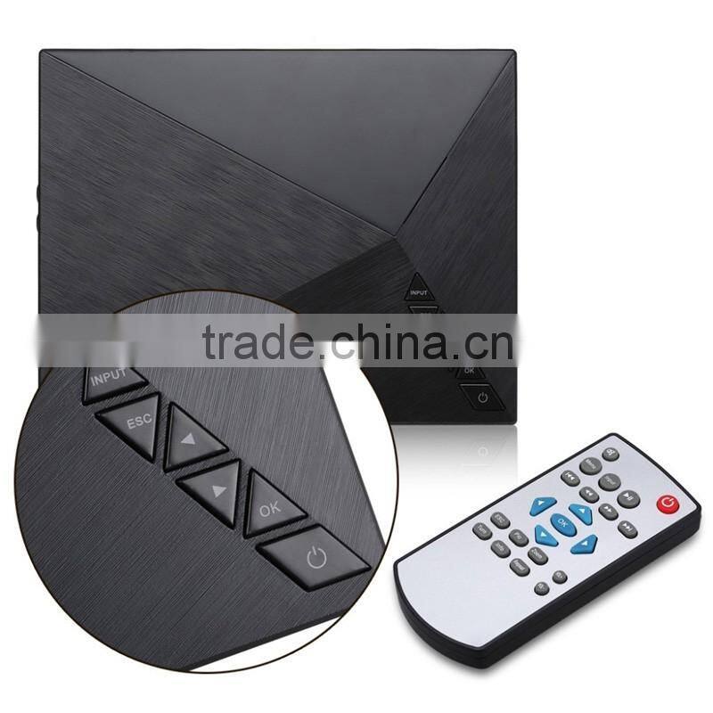 GM60 MINI Portable LED Projector 800*480 1200Lumens For Video Games TV Home Theater Movie Support HDMI VGA AV SD