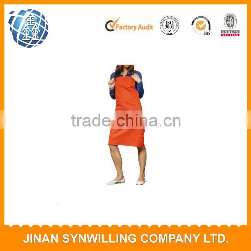 180gsm Poly cotton Flirty Aprons Men's Apron with adjust neck band front pockets kitchen apron