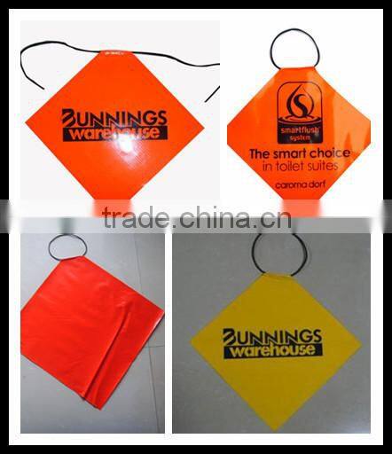 New design travel orange safety flag