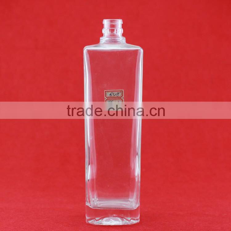 New design gold liquor bottle screen painting bottle apple liquid bottle