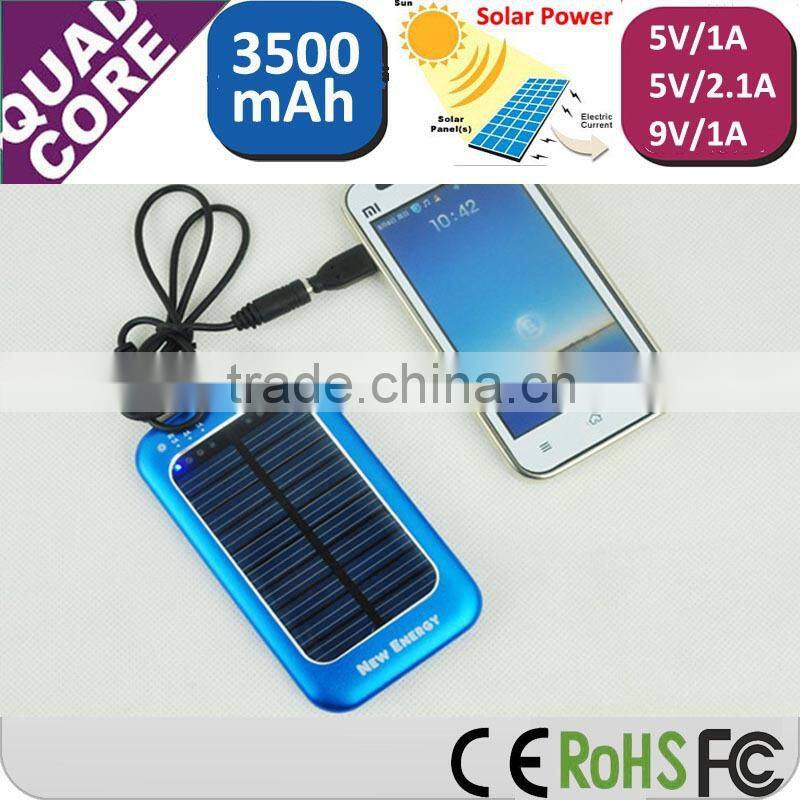tomo solar power bank 3500mah solar power bank