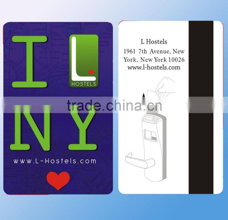 High Quality best price magnetic card with full colour printing