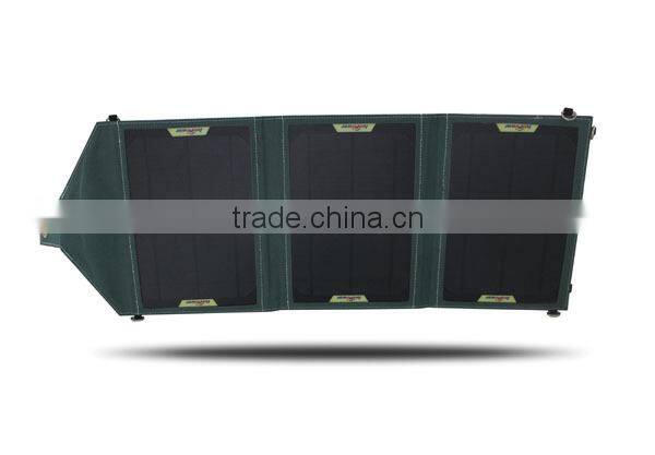 2016 High Quality Full Certified 15W Portable Solar Mobile Charger