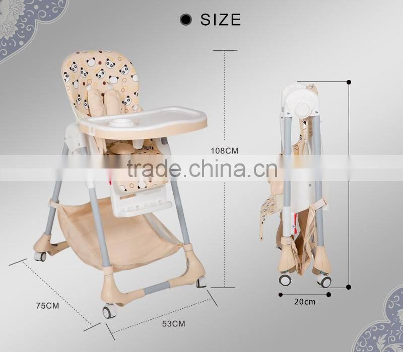 Baby High Chair Steel Tube Folding Chair